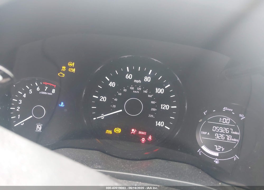 2021 HONDA HR-V VIN: 3CZRU5H17MM707003