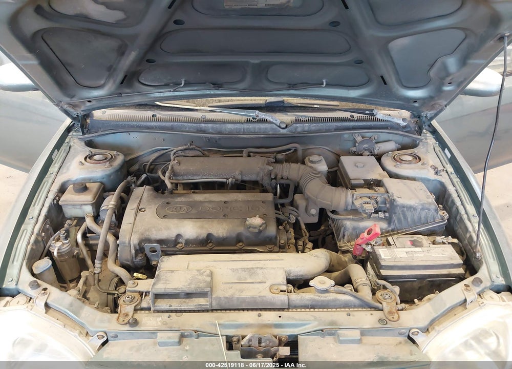 2000 KIA SEPHIA LS/LS W/POWER PKG VIN: KNAFB1214Y5899800