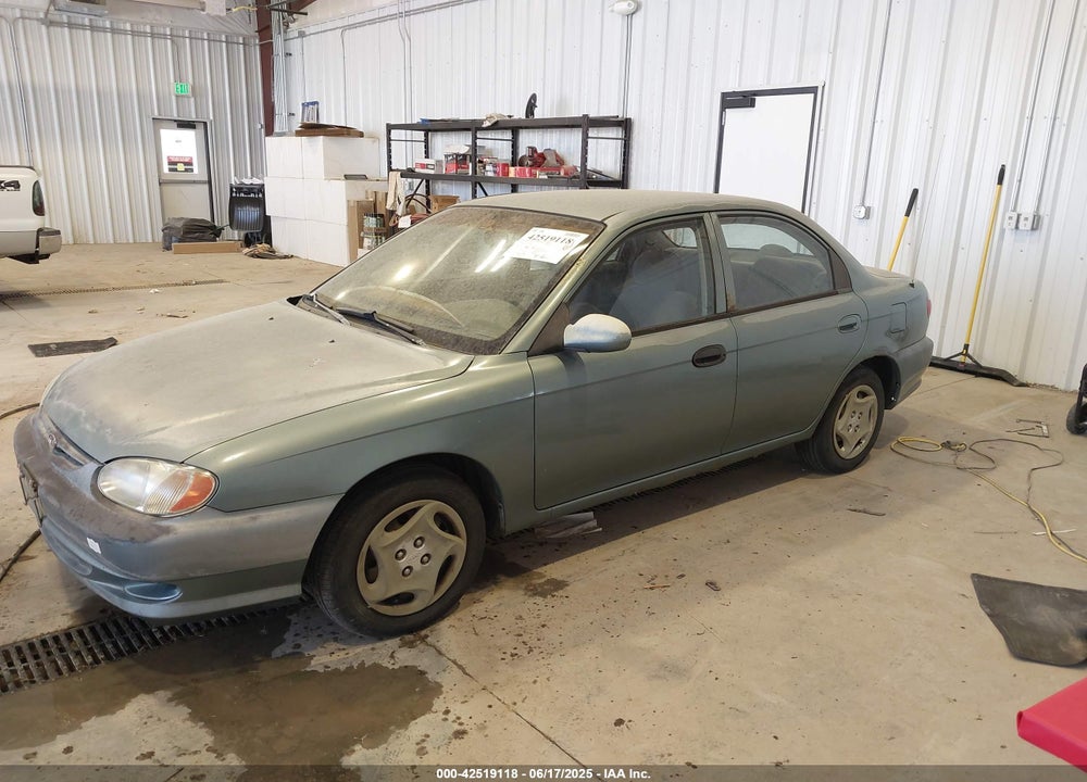 2000 KIA SEPHIA LS/LS W/POWER PKG VIN: KNAFB1214Y5899800