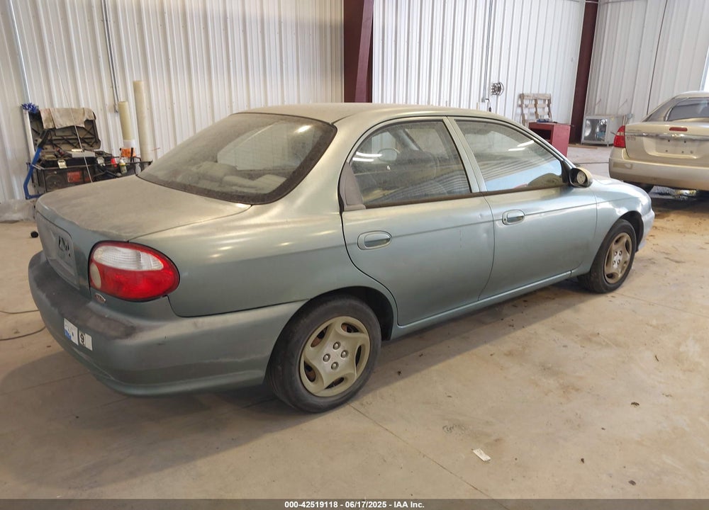 2000 KIA SEPHIA LS/LS W/POWER PKG VIN: KNAFB1214Y5899800
