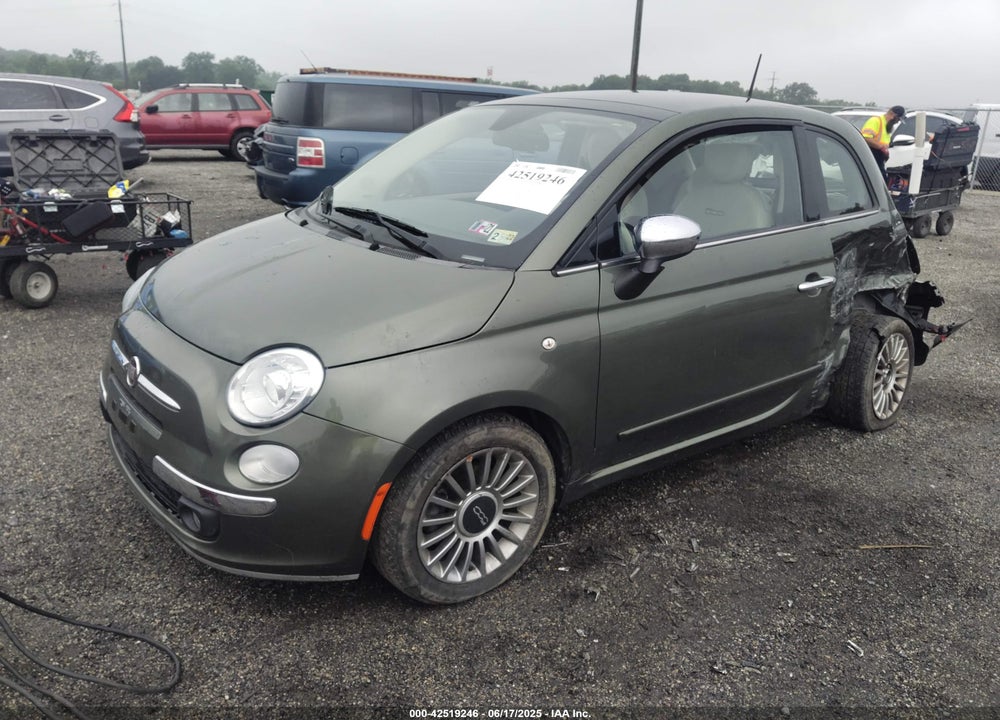 2012 FIAT 500 VIN: 3C3CFFCR5CT366556