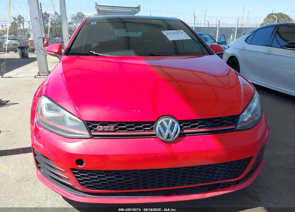 2015 VOLKSWAGEN GOLF GTI 2.0T AUTOBAHN W/PERFORMANCE PACKAGE 4-DOOR VIN: 3VW447AU2FM057089