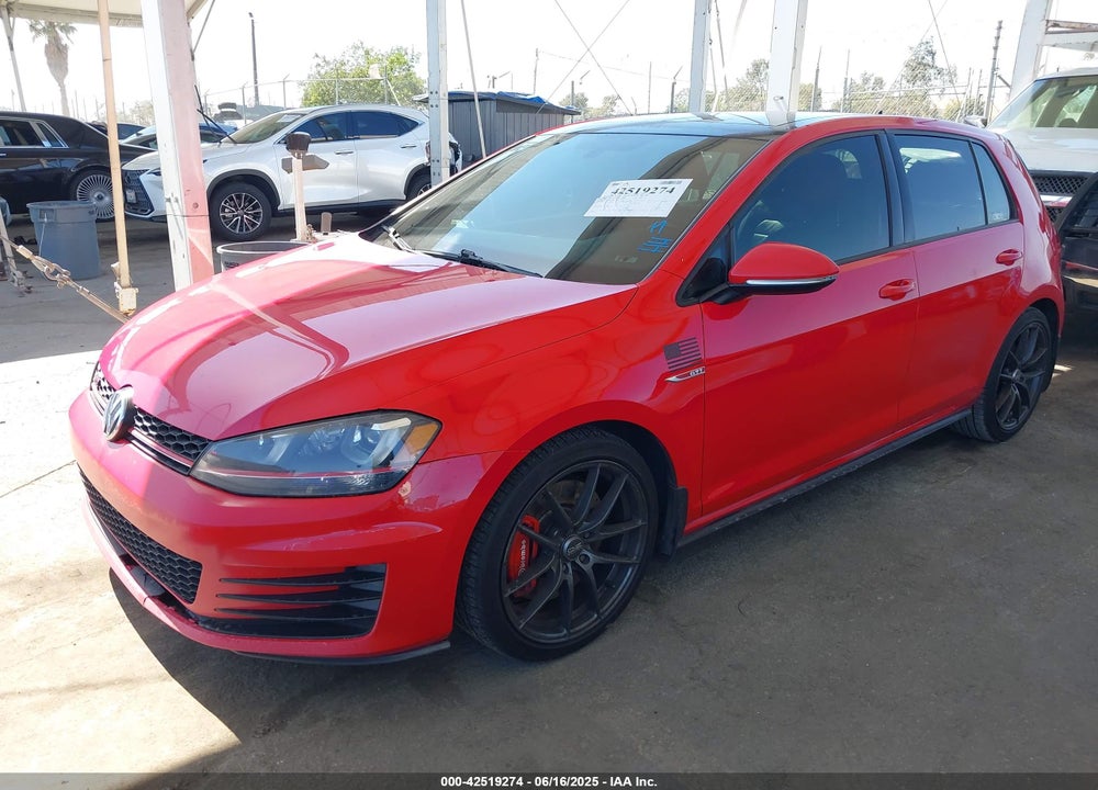 2015 VOLKSWAGEN GOLF GTI 2.0T AUTOBAHN W/PERFORMANCE PACKAGE 4-DOOR VIN: 3VW447AU2FM057089