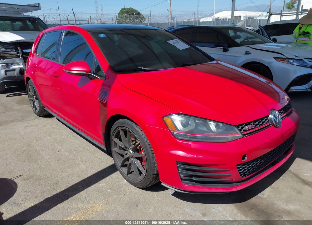 2015 VOLKSWAGEN GOLF GTI 2.0T AUTOBAHN W/PERFORMANCE PACKAGE 4-DOOR VIN: 3VW447AU2FM057089