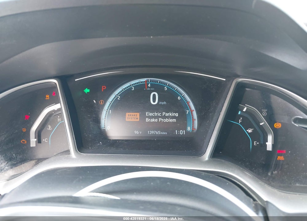 2016 HONDA CIVIC VIN: 19XFC1F74GE039641