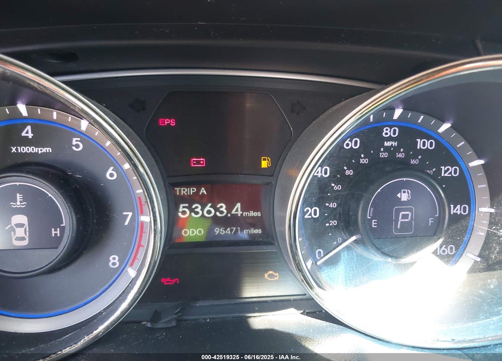 2013 HYUNDAI SONATA GLS VIN: 5NPEB4AC4DH570818