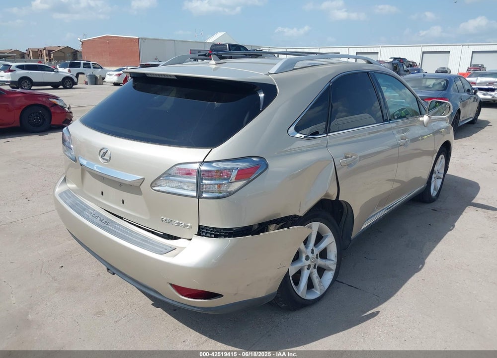 2011 LEXUS RX 350 VIN: 2T2BK1BA9BC110273