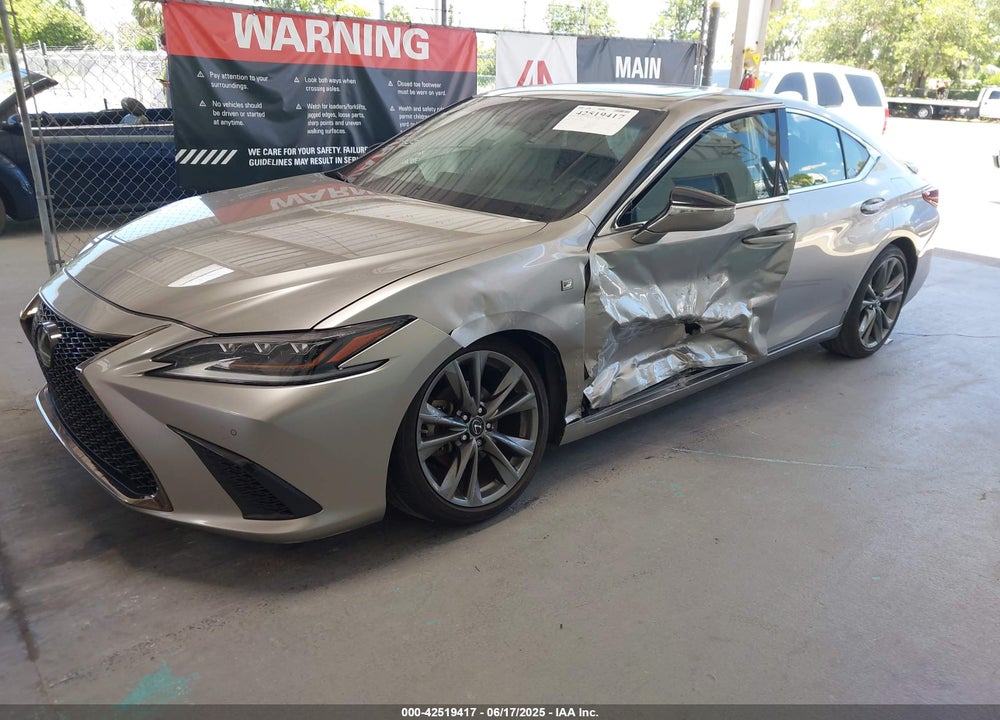 2019 LEXUS ES 350 F-SPORT VIN: 58ABZ1B10KU033087