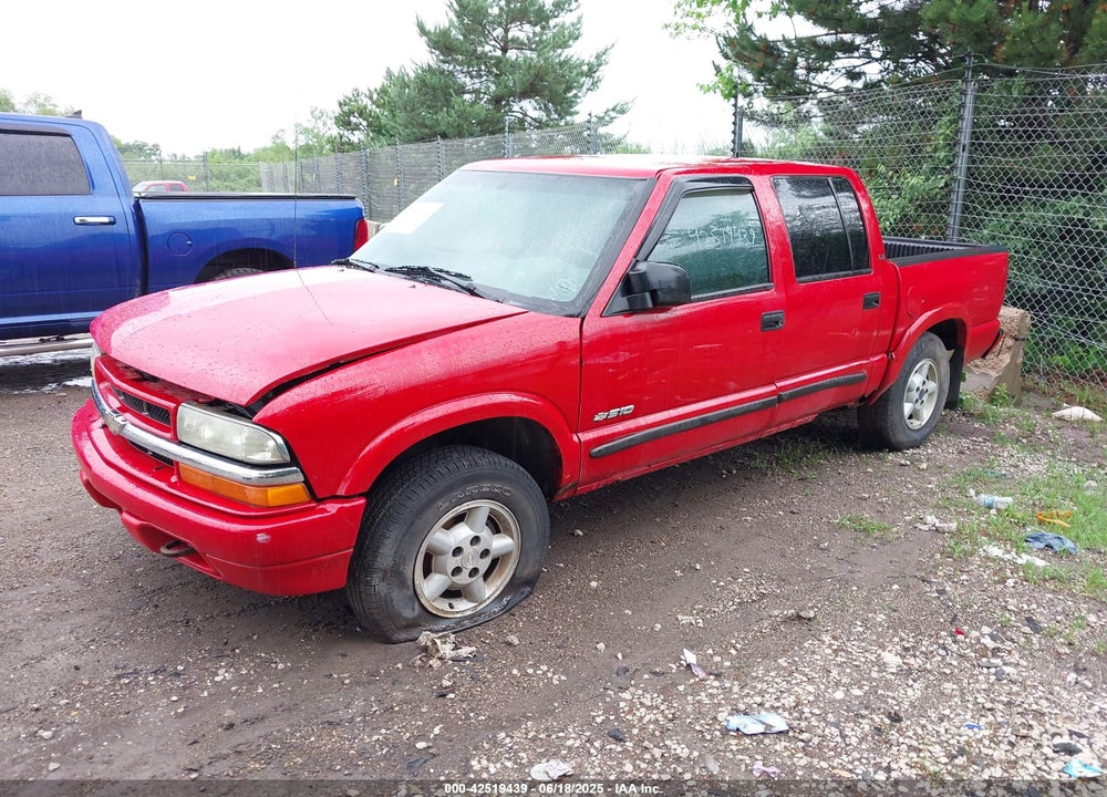 2004 CHEVROLET S-10 LS VIN: 1GCDT13X24K113126