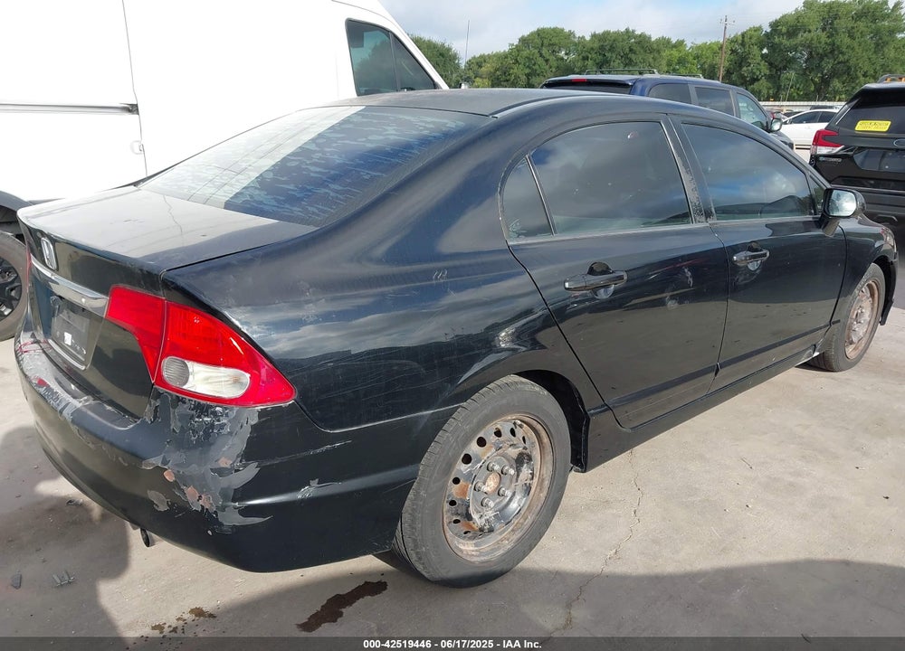 2009 HONDA CIVIC LX VIN: 19XFA16539E035748