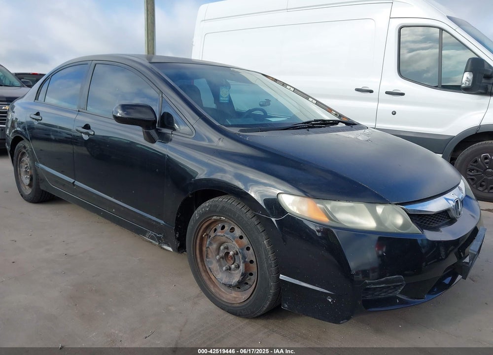 2009 HONDA CIVIC LX VIN: 19XFA16539E035748