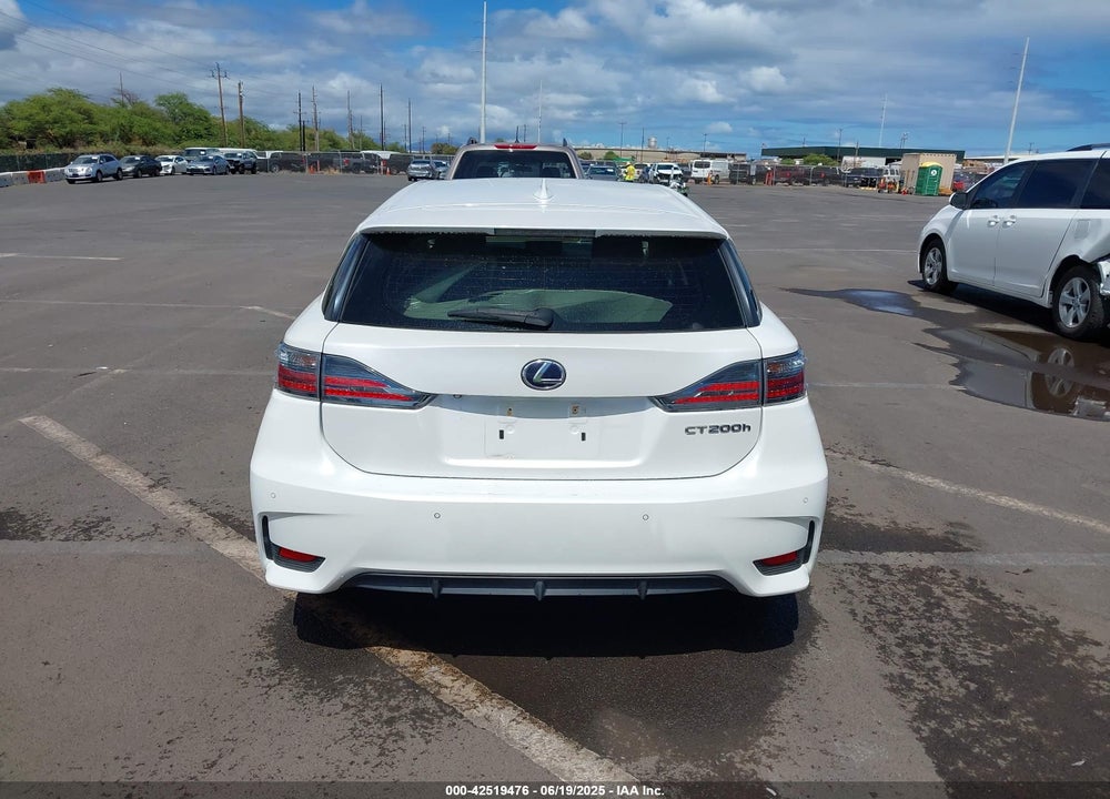 2015 LEXUS CT 200H VIN: JTHKD5BH0F2221381