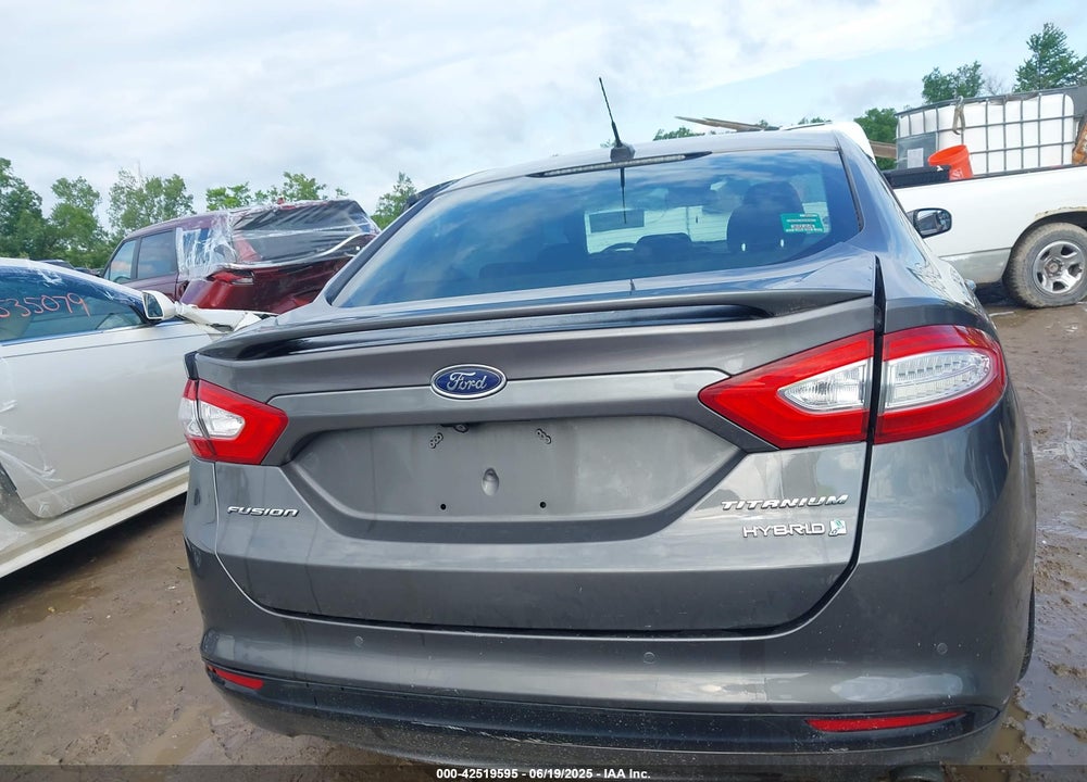 2013 FORD FUSION HYBRID VIN: 3FA6P0RU2DR278308