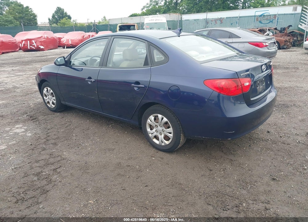 2009 HYUNDAI ELANTRA VIN: KMHDU46D19U823660