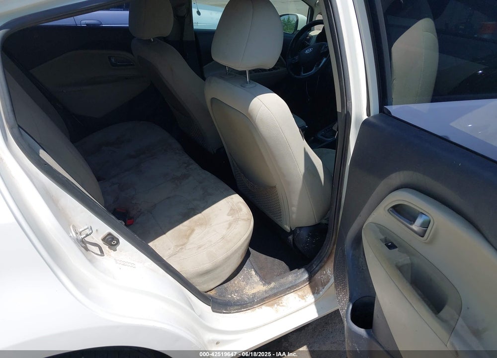 2013 KIA RIO EX VIN: KNADN4A38D6117229