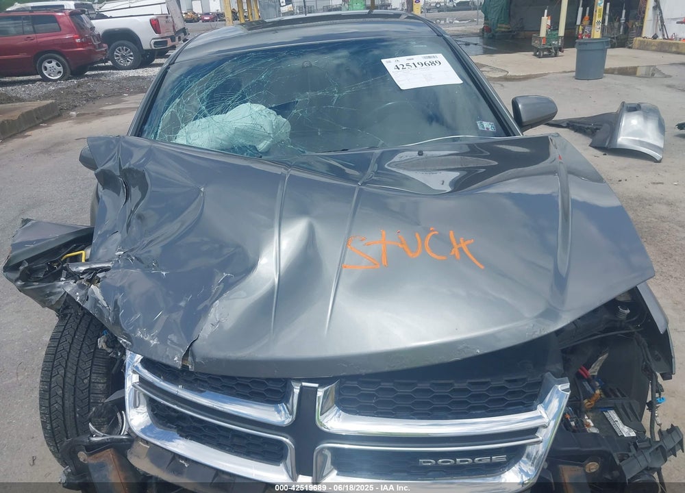2012 DODGE AVENGER VIN: 1C3CDZEG2CN123273