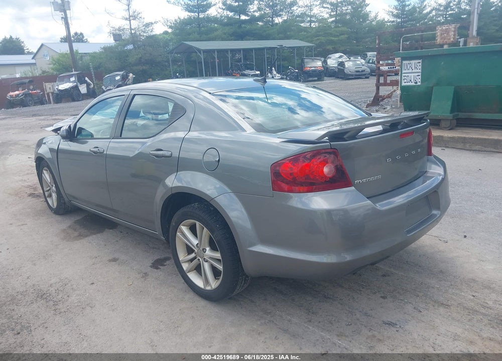2012 DODGE AVENGER VIN: 1C3CDZEG2CN123273