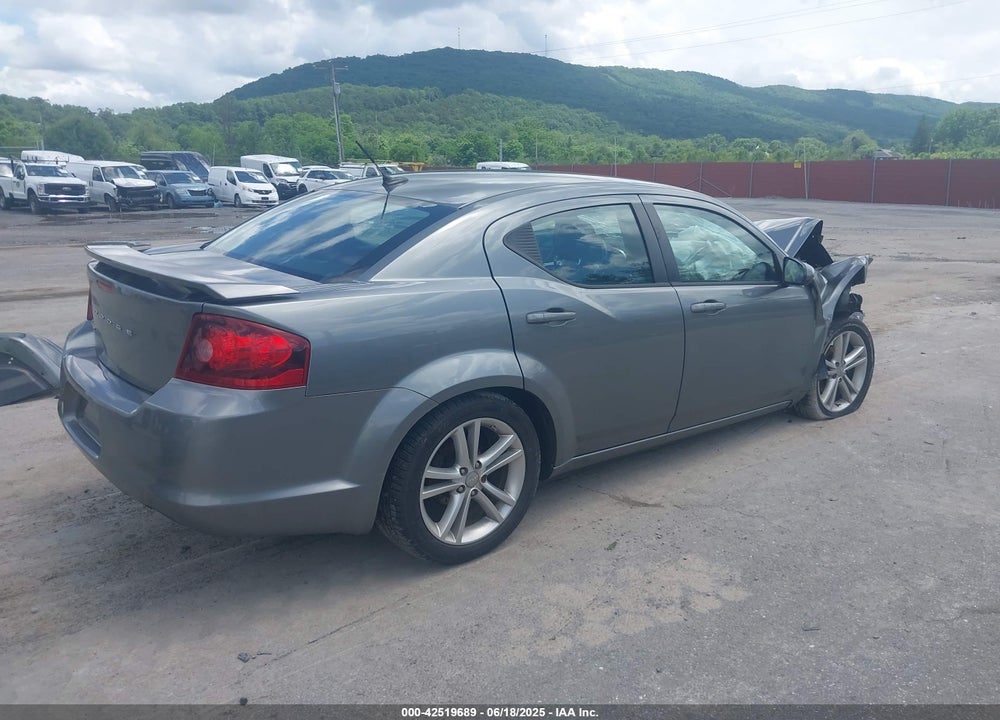 2012 DODGE AVENGER VIN: 1C3CDZEG2CN123273