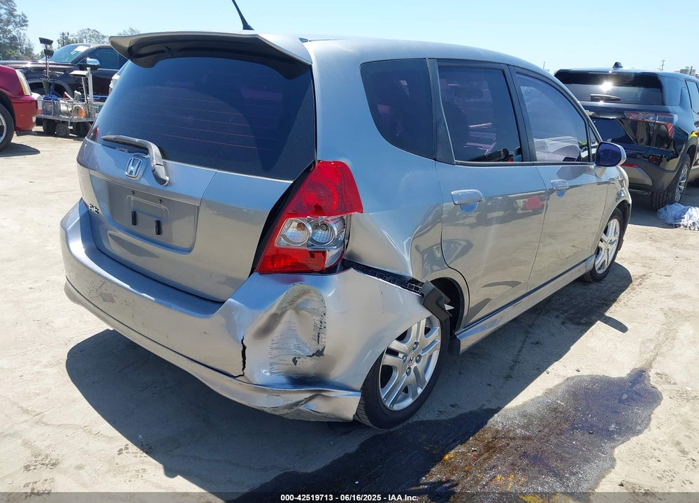 2007 HONDA FIT VIN: JHMGD38617S006335