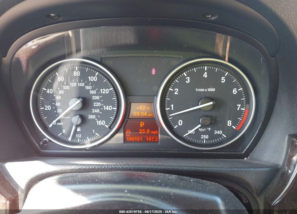2011 BMW 3 SERIES VIN: WBADW3C51BE539299
