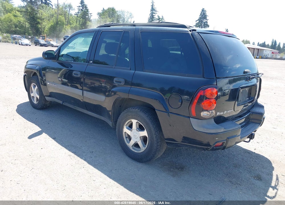 2004 CHEVROLET TRAILBLAZER LS VIN: 1GNDS13S942282915
