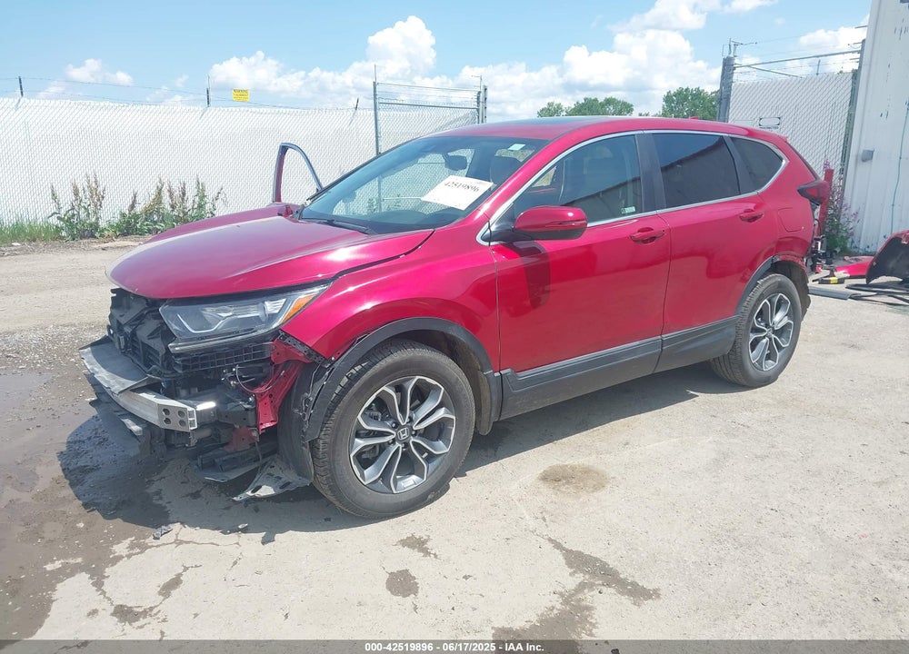 2021 HONDA CR-V AWD EX-L VIN: 2HKRW2H81MH665560