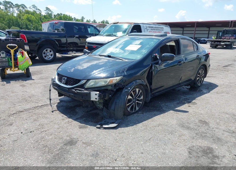 2014 HONDA CIVIC VIN: 19XFB2F82EE040012