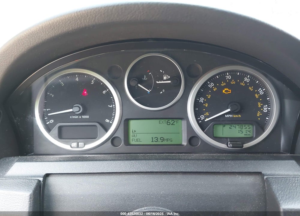 2007 LAND ROVER LR3 V8 HSE VIN: SALAG25487A433165