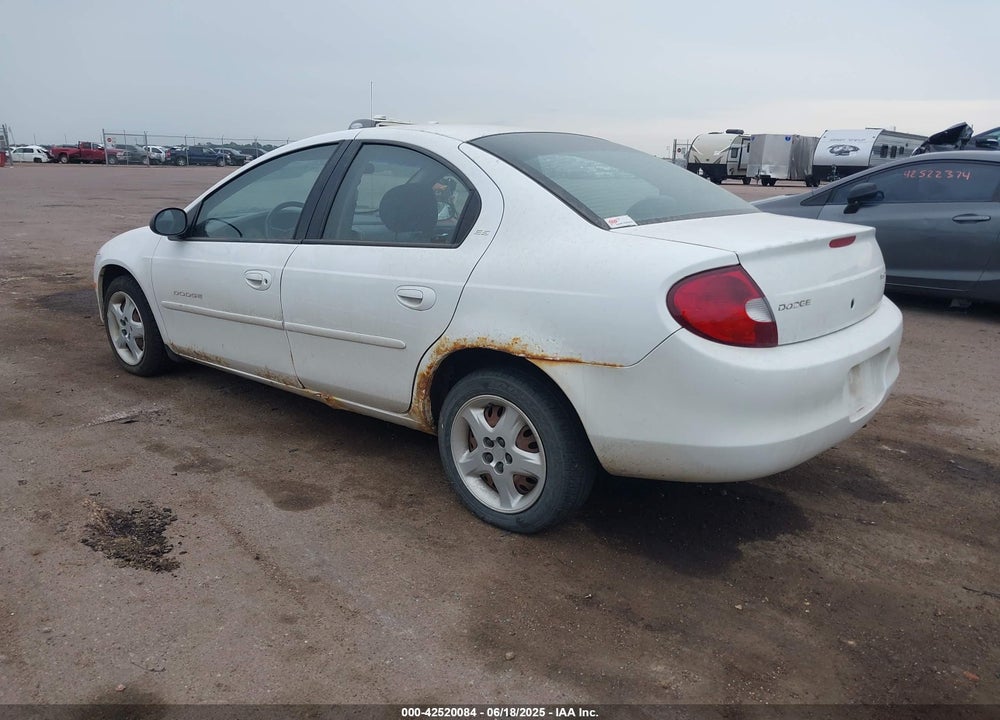2000 DODGE NEON HIGHLINE VIN: 1B3ES46C3YD729060