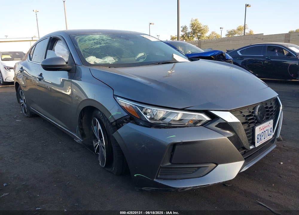 2021 NISSAN SENTRA VIN: 3N1AB8CVXMY307467