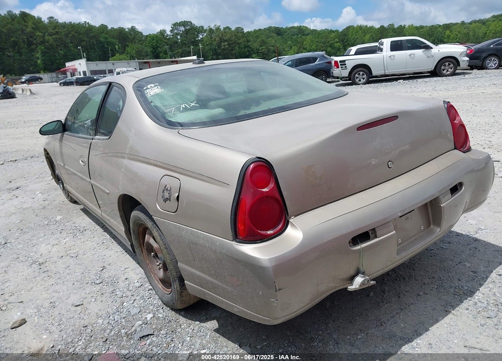 2003 CHEVROLET MONTE CARLO LS VIN: 2G1WW12E339432091