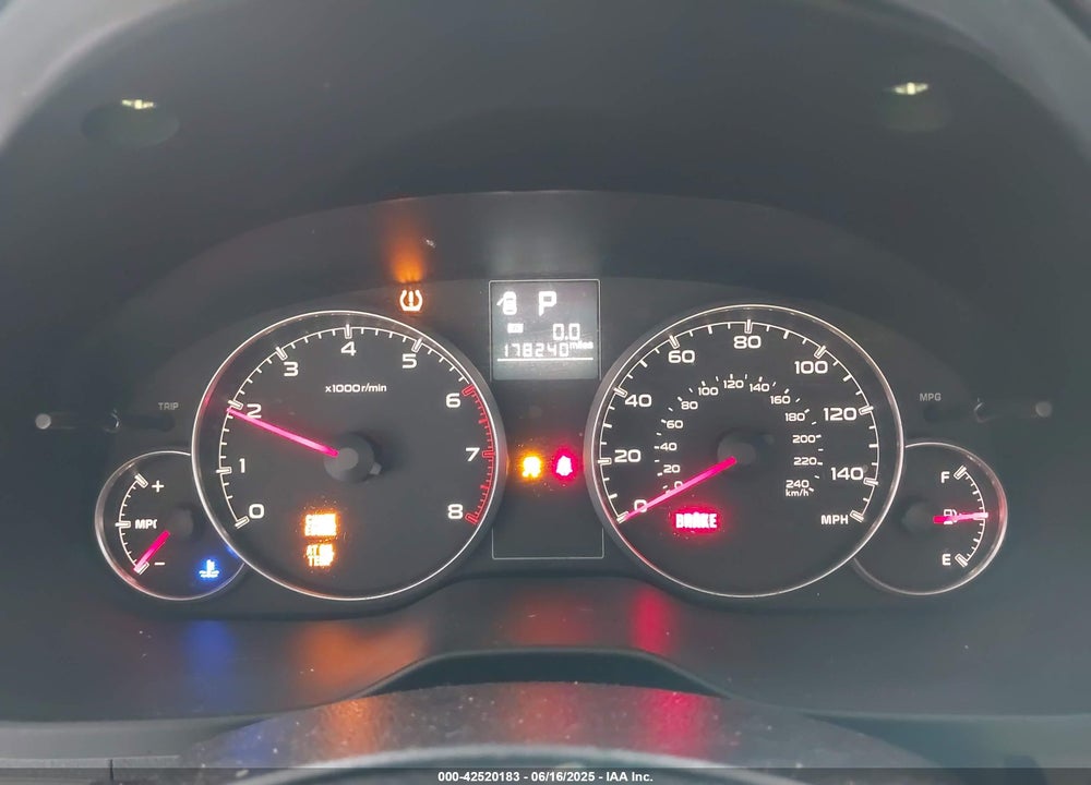 2013 SUBARU OUTBACK VIN: 4S4BRBAC0D3284717