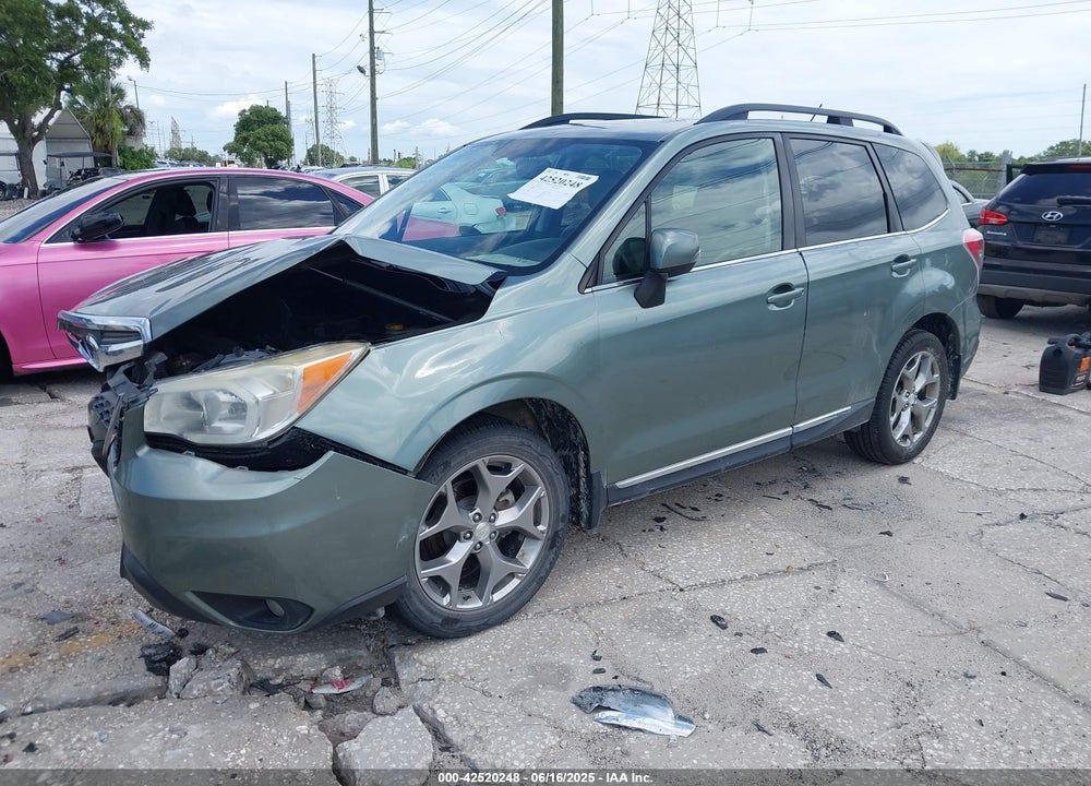 2015 SUBARU FORESTER VIN: JF2SJAUC9FH464299