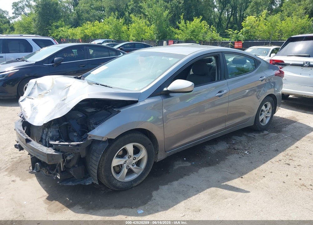 2014 HYUNDAI ELANTRA VIN: KMHDH4AE9EU087758