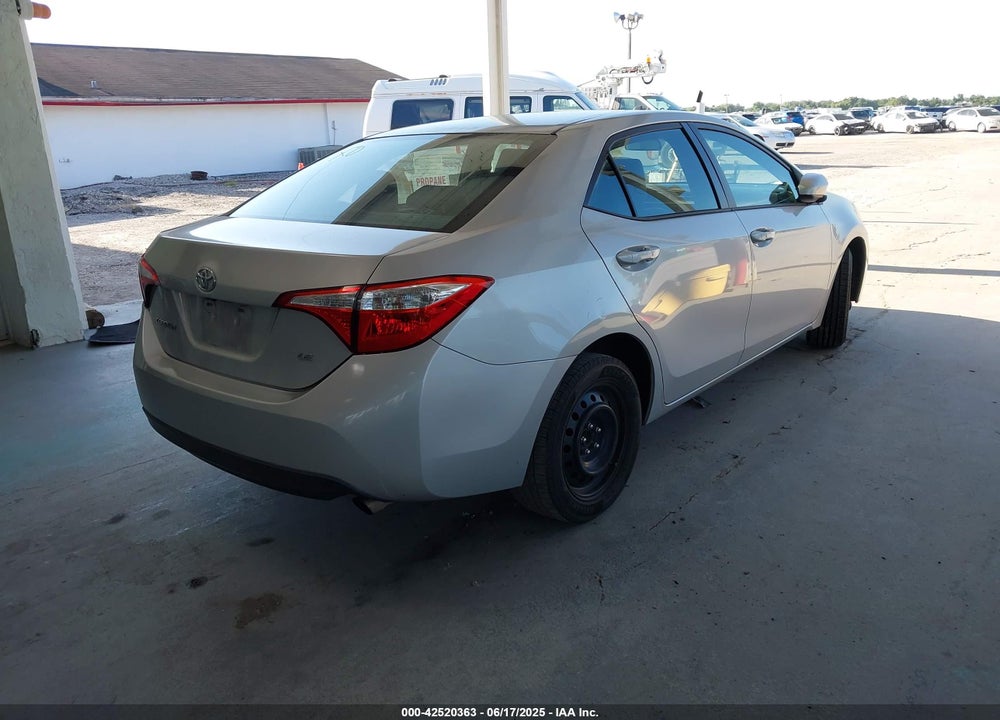 2016 TOYOTA COROLLA VIN: 5YFBURHE9GP493288