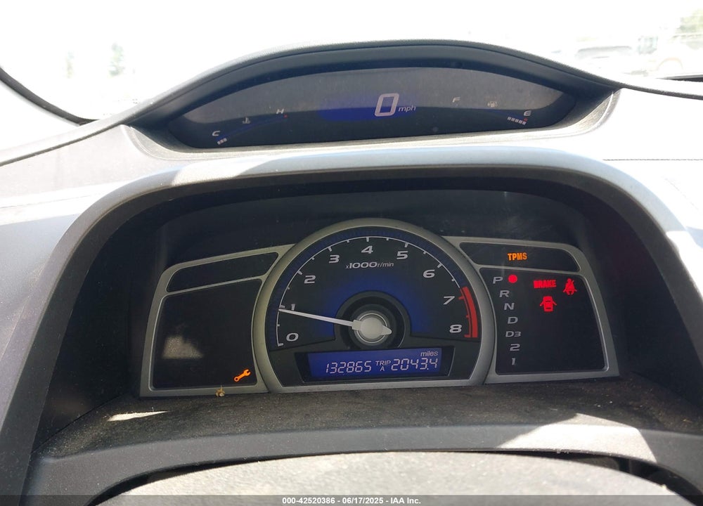 2008 HONDA CIVIC VIN: 2HGFG12868H566591