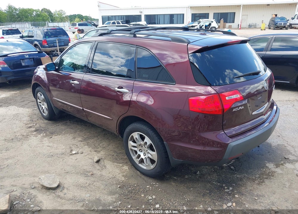 2008 ACURA MDX TECHNOLOGY PACKAGE VIN: 2HNYD284X8H528334