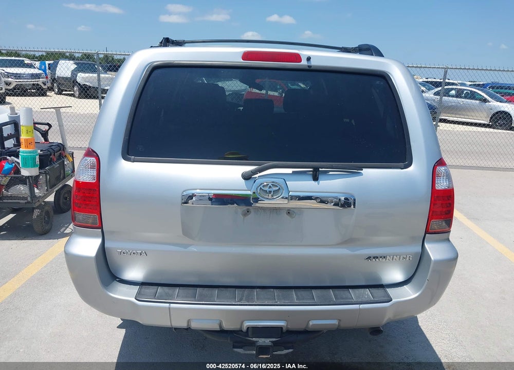 2006 TOYOTA 4RUNNER SR5 V8 VIN: JTEZT14R860026573