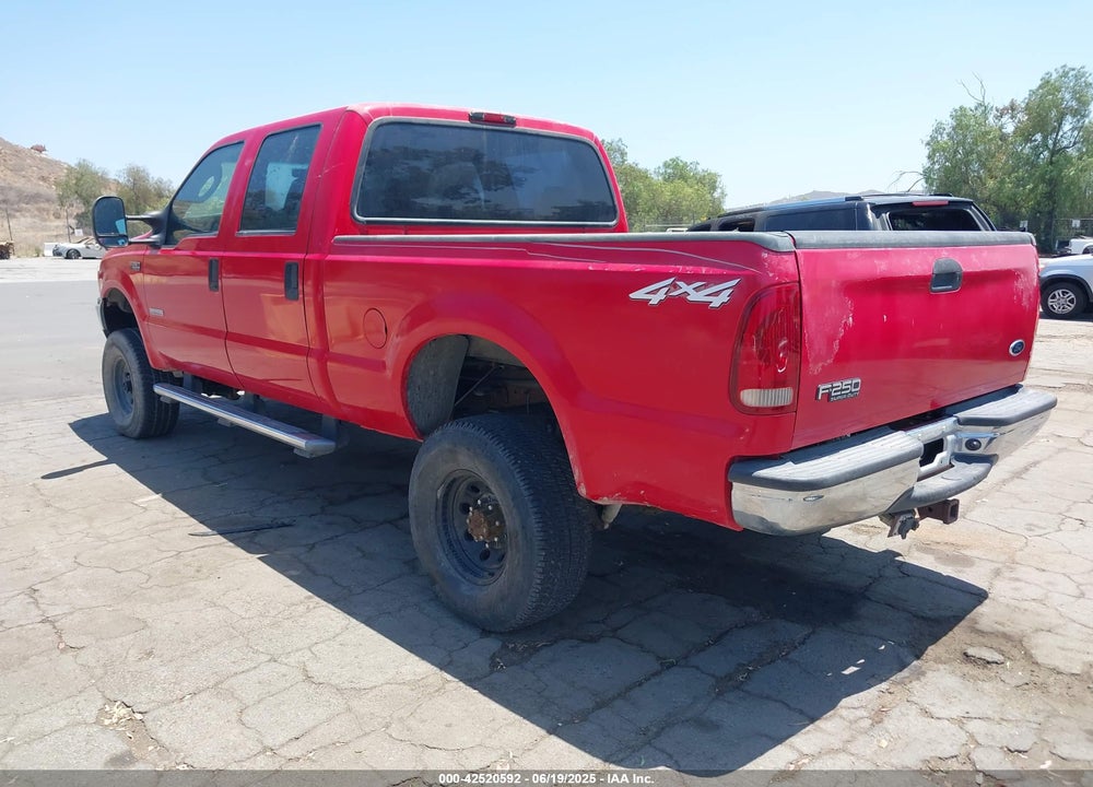 2004 FORD F-250 LARIAT/XL/XLT VIN: 1FTNW21P04EA26313