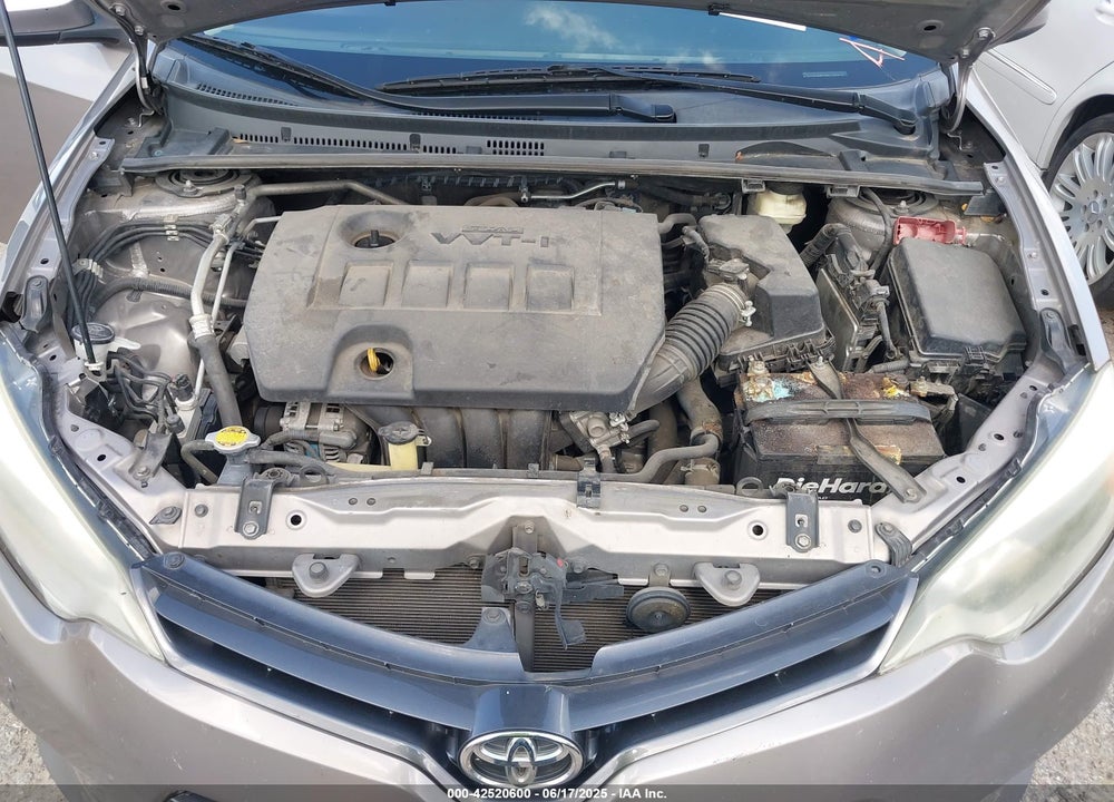 2016 TOYOTA COROLLA LE VIN: 5YFBURHEXGP411620