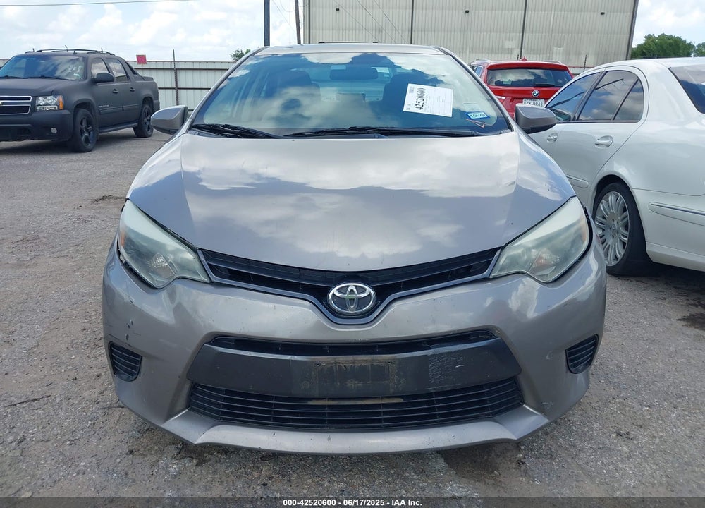 2016 TOYOTA COROLLA LE VIN: 5YFBURHEXGP411620