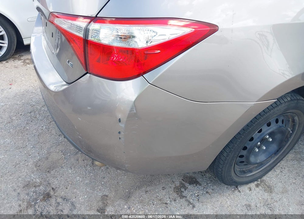 2016 TOYOTA COROLLA LE VIN: 5YFBURHEXGP411620