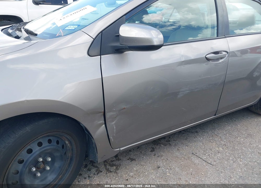 2016 TOYOTA COROLLA LE VIN: 5YFBURHEXGP411620