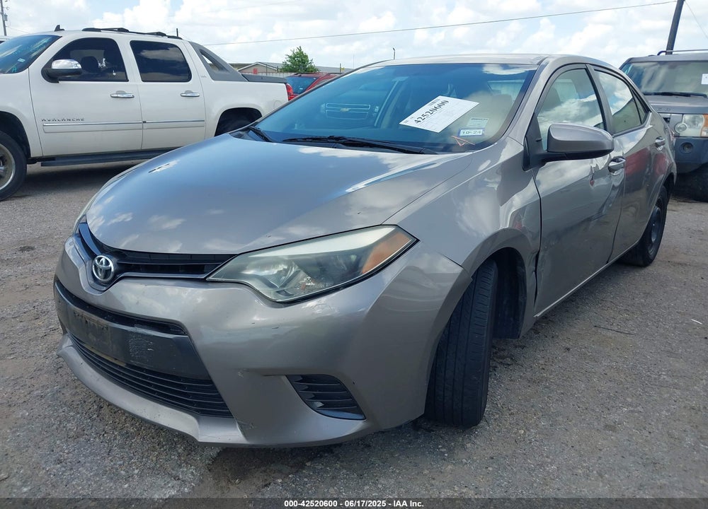 2016 TOYOTA COROLLA LE VIN: 5YFBURHEXGP411620