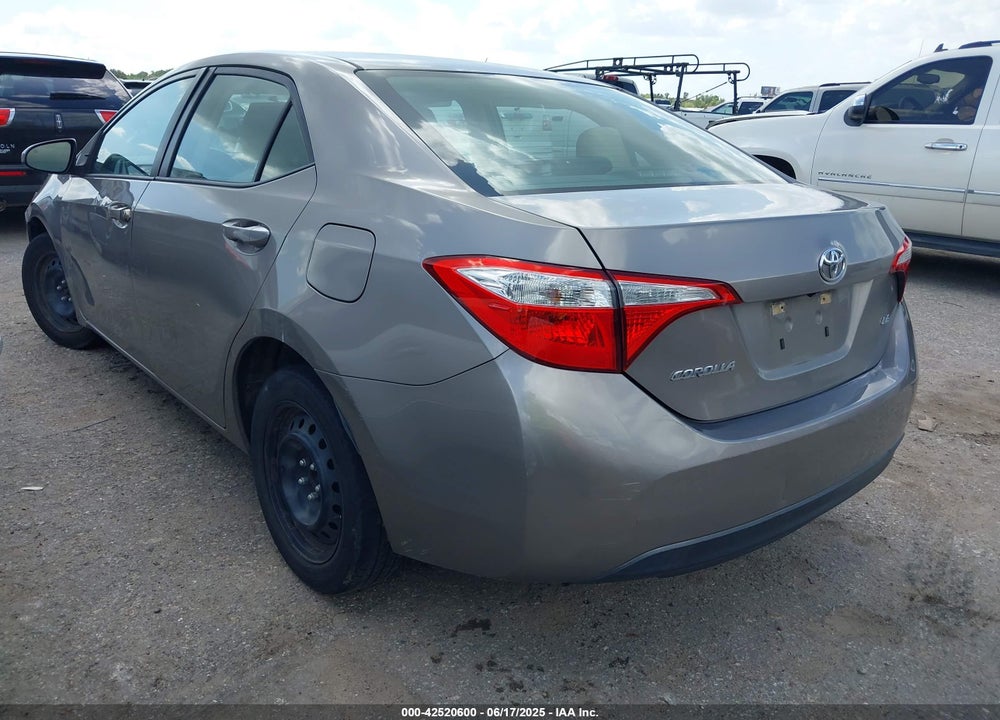 2016 TOYOTA COROLLA LE VIN: 5YFBURHEXGP411620