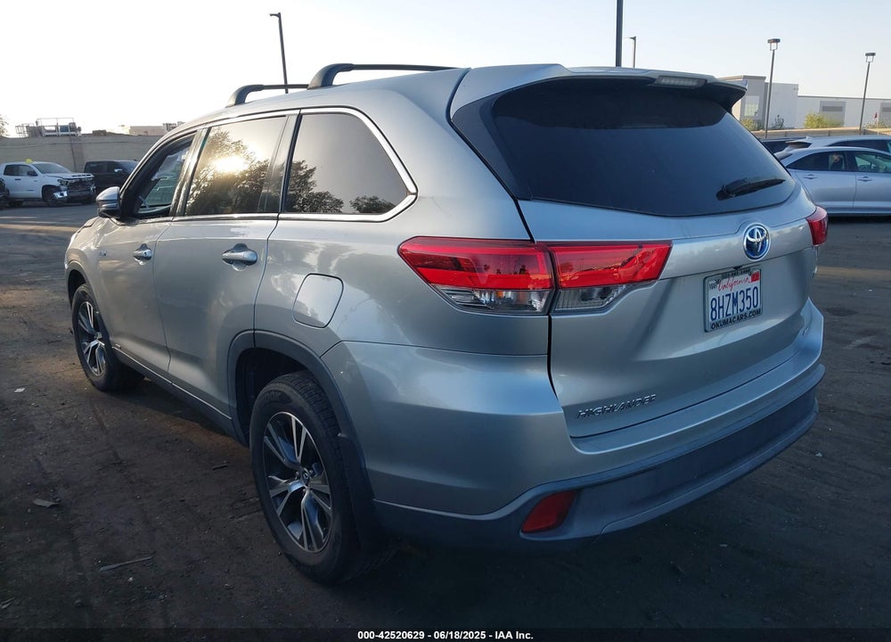 2019 TOYOTA HIGHLANDER HYBRID VIN: 5TDBGRFH9KS056038