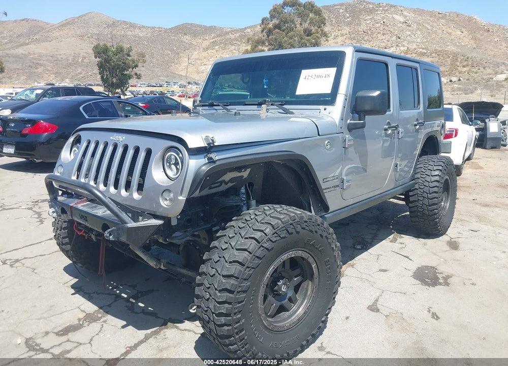 2018 JEEP WRANGLER JK UNLIMITED VIN: 1C4BJWDG4JL807265
