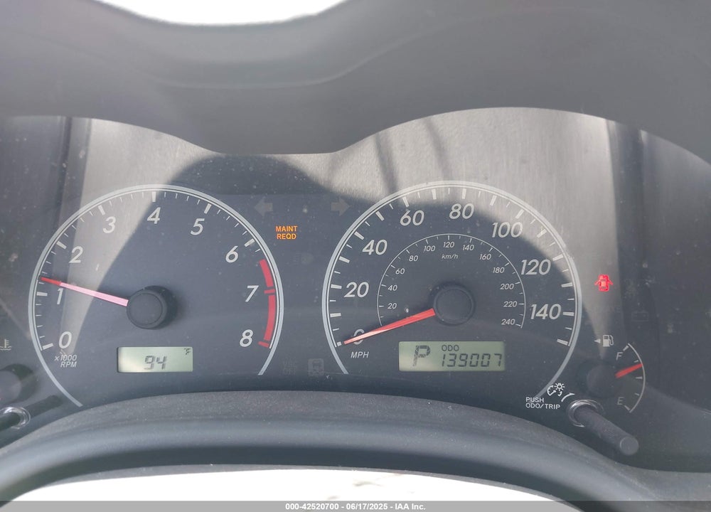 2010 TOYOTA COROLLA LE VIN: JTDBU4EE6A9109603