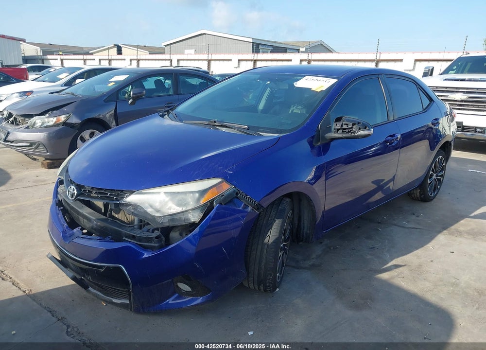 2016 TOYOTA COROLLA VIN: 5YFBURHEXGP462003