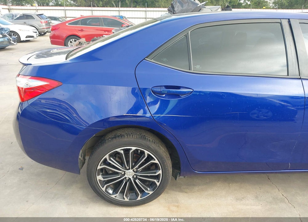 2016 TOYOTA COROLLA VIN: 5YFBURHEXGP462003